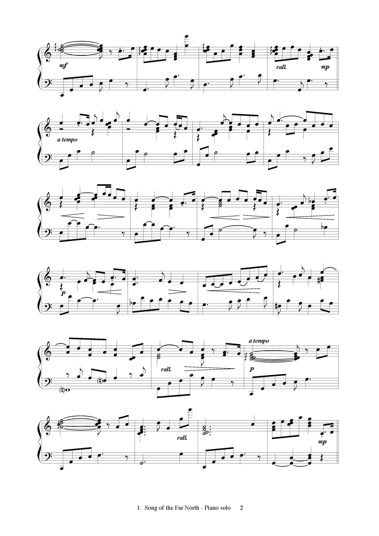 Song of the Far North (piano solo)