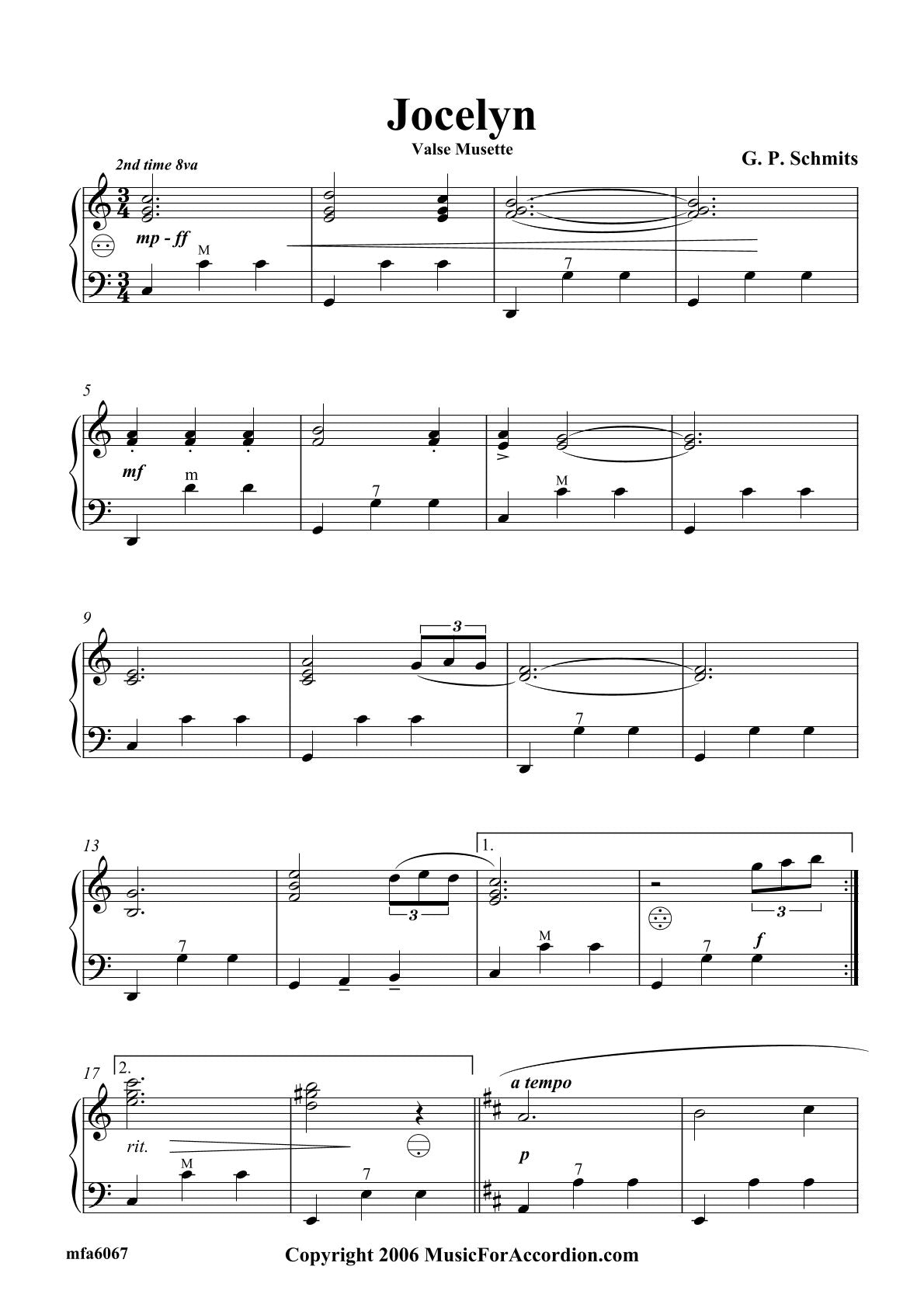 Jocelyn (Solo)