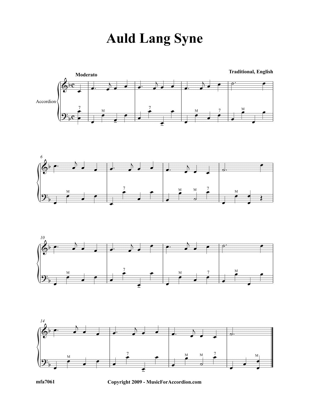 Auld Lang Syne (Solo)