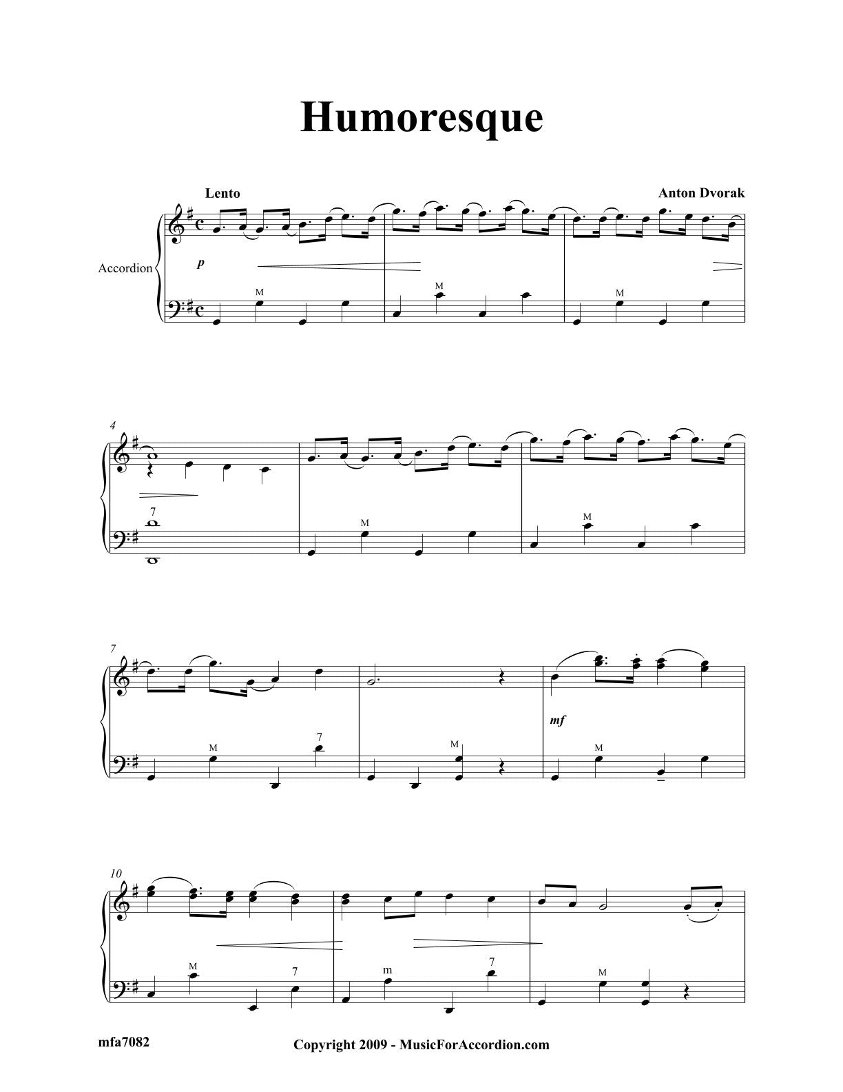 Humoresque (Solo)