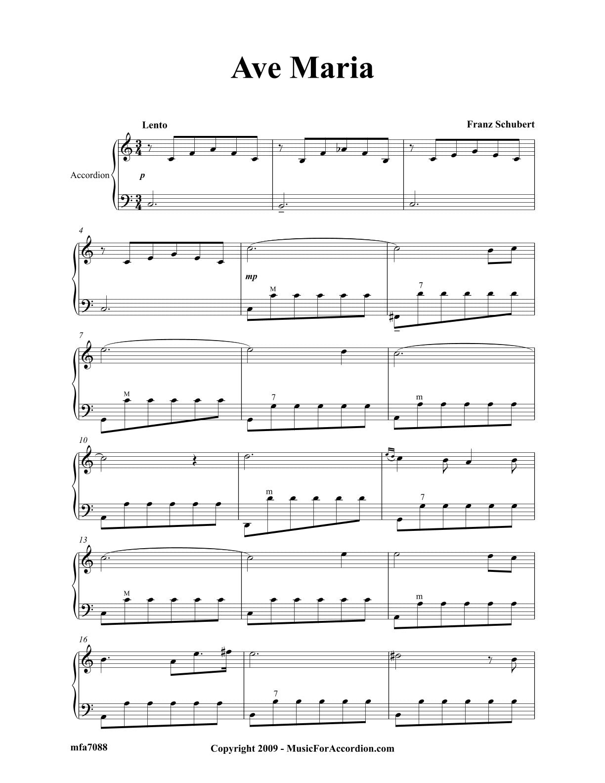 Ave Maria (Solo)