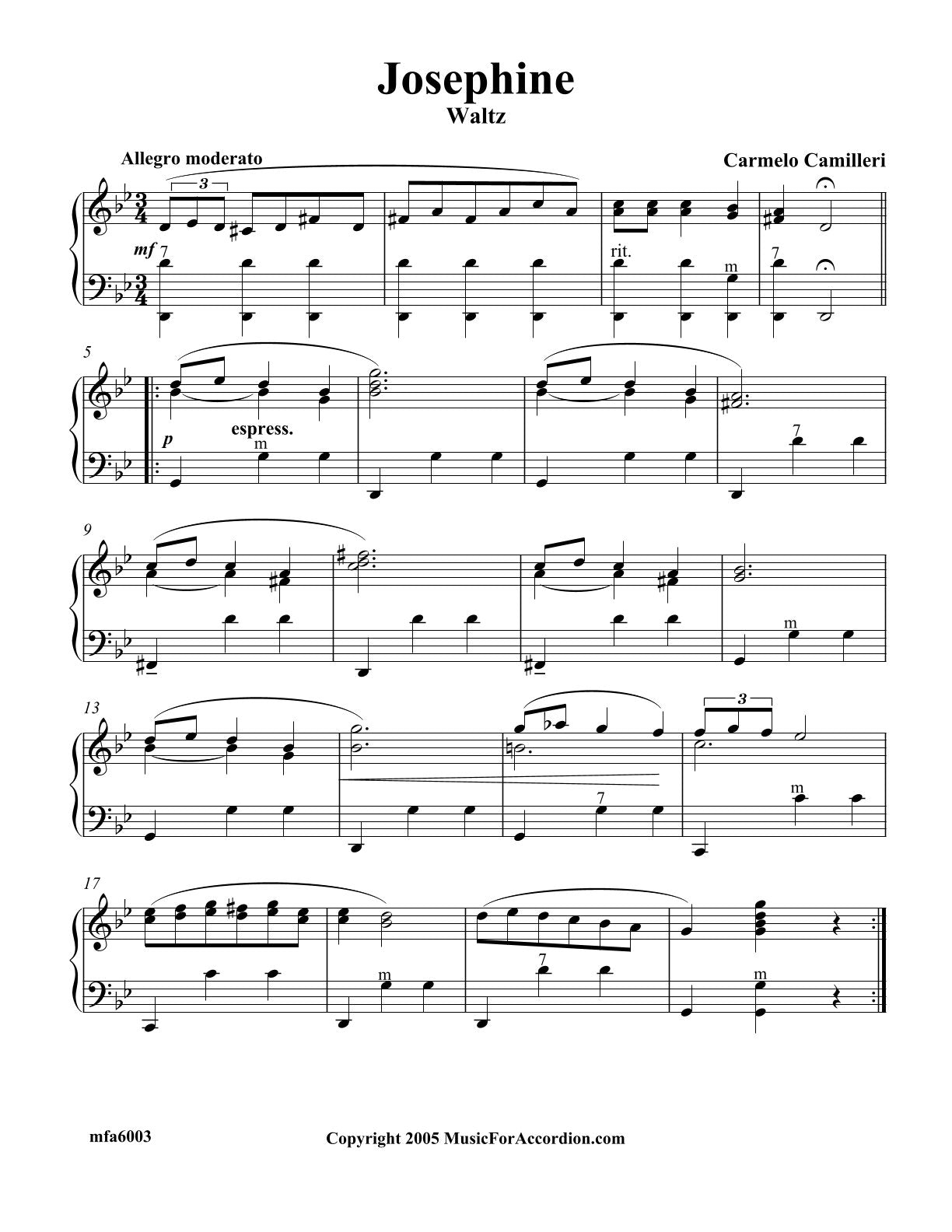 Josephine Waltz (Solo)
