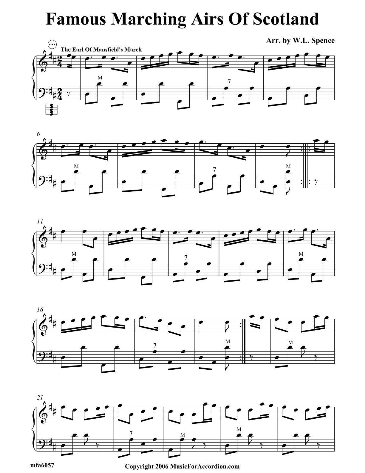 Famous Marching Airs Of Scotland (Solo)