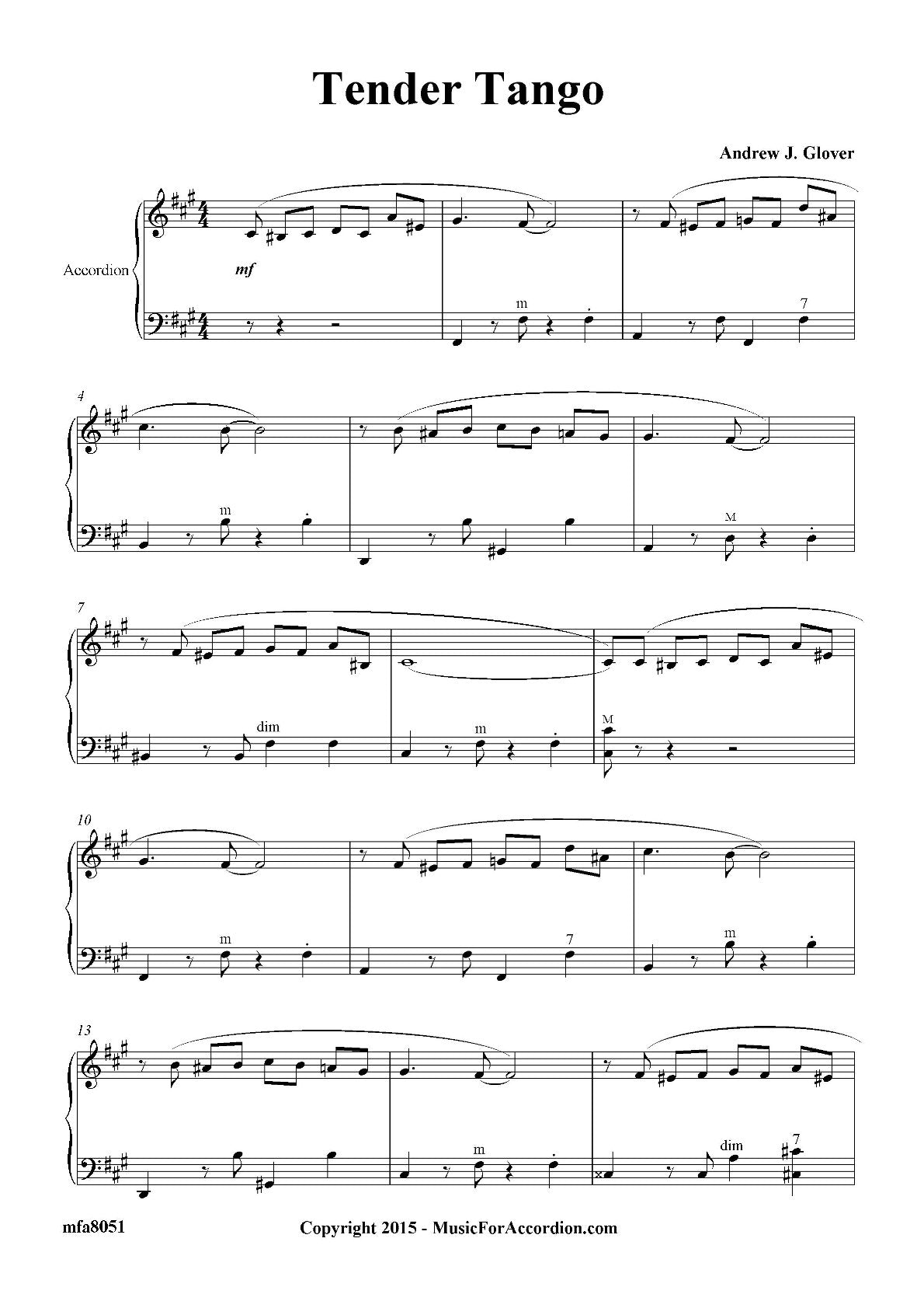 Tender Tango (Solo)