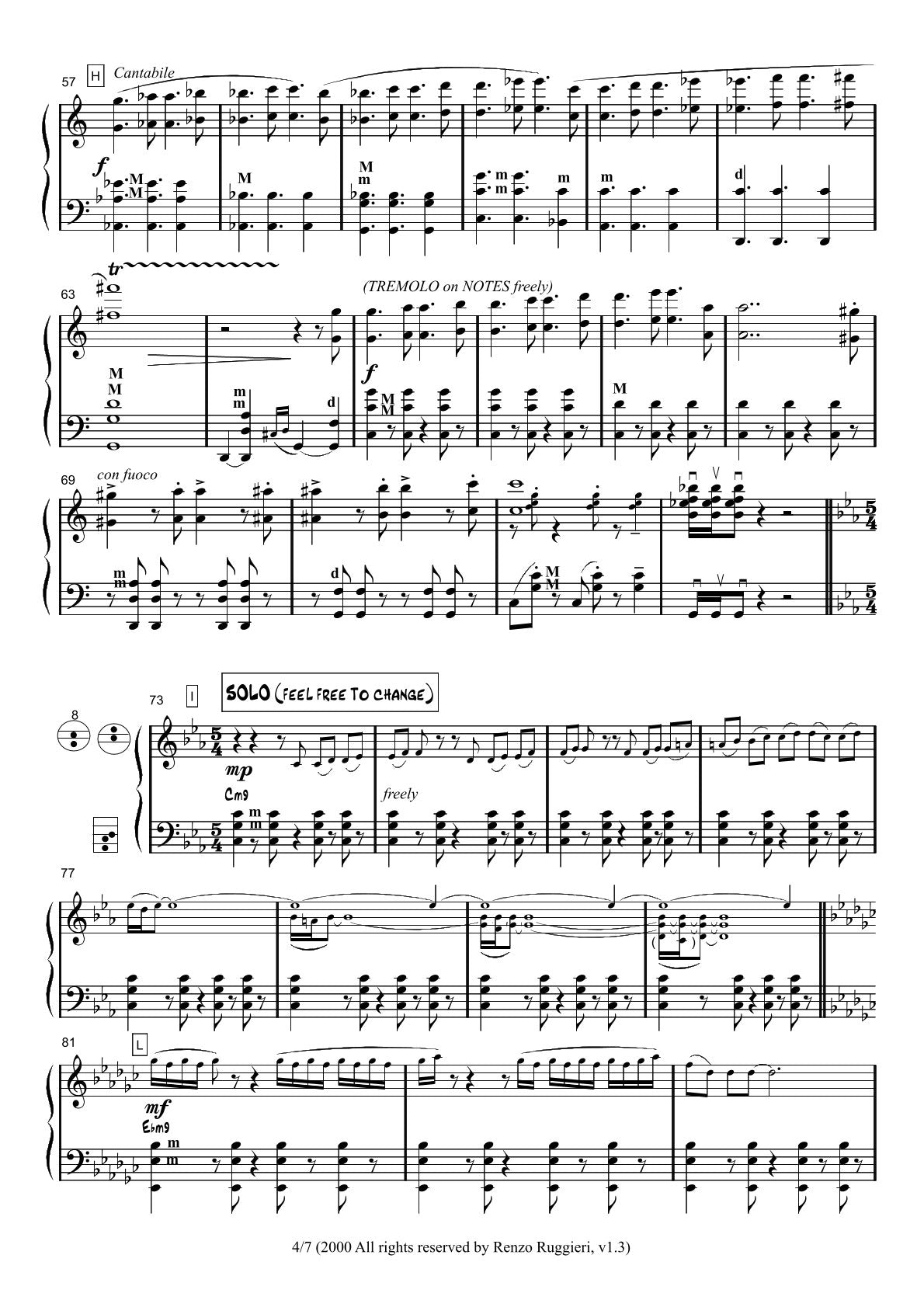 Tango Italiano (solo)