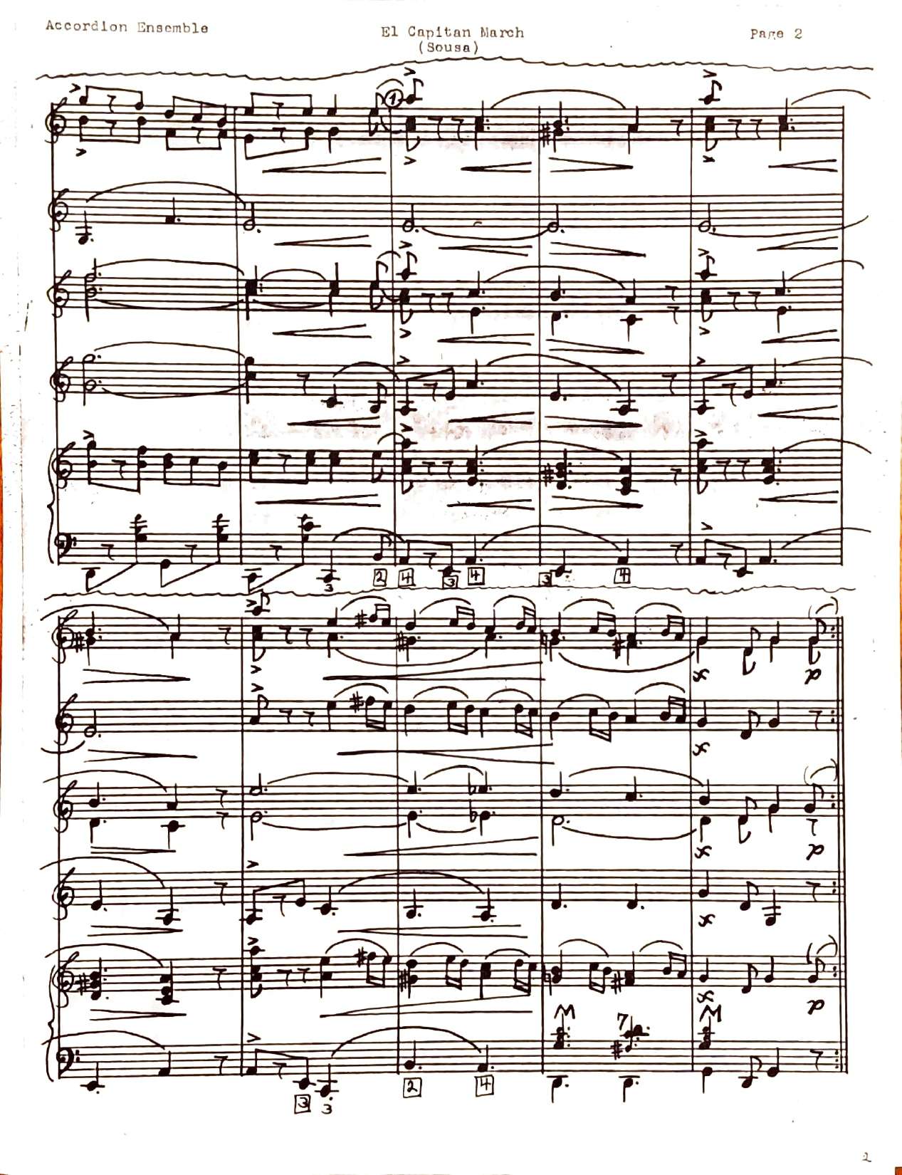 El Capitan March (Ensemble)