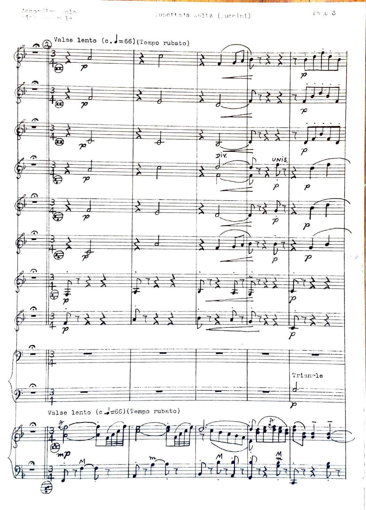 Musetta's Waltz from La Bohème Concert Paraphrase (Ensemble)