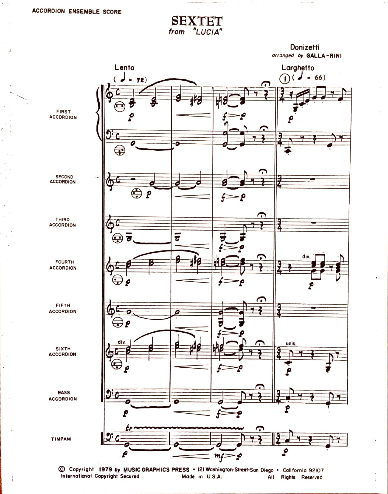 Sextet from Lucia di Lammermoor