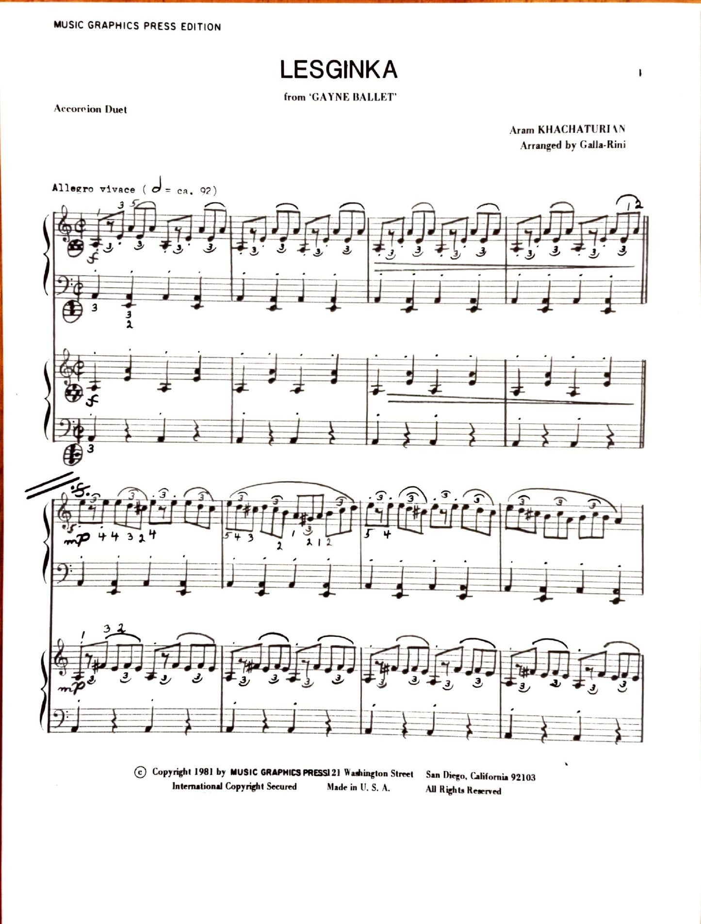 Lesginka (Duet)