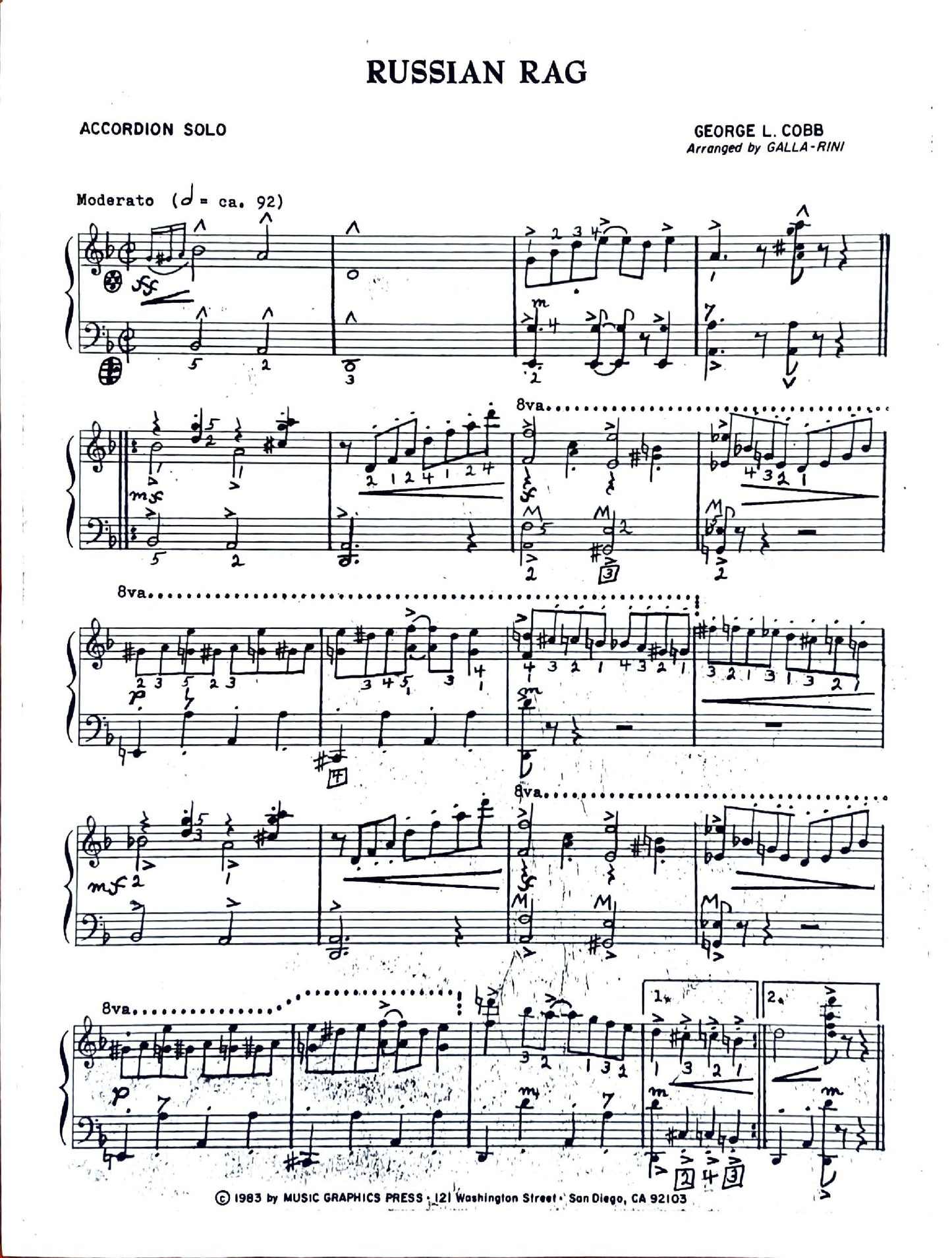 Russian Rag (Solo)