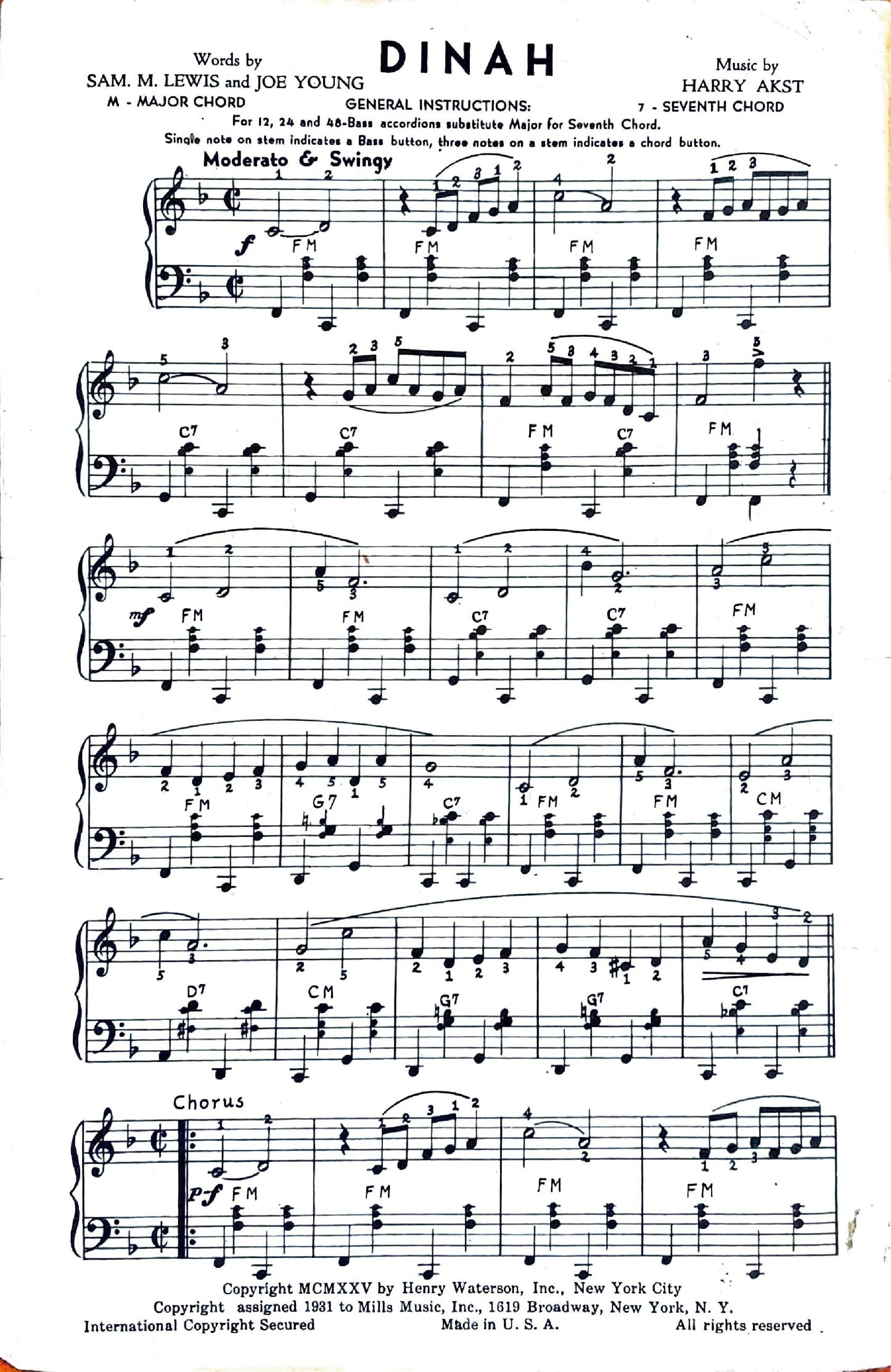 Dinah (Solo)