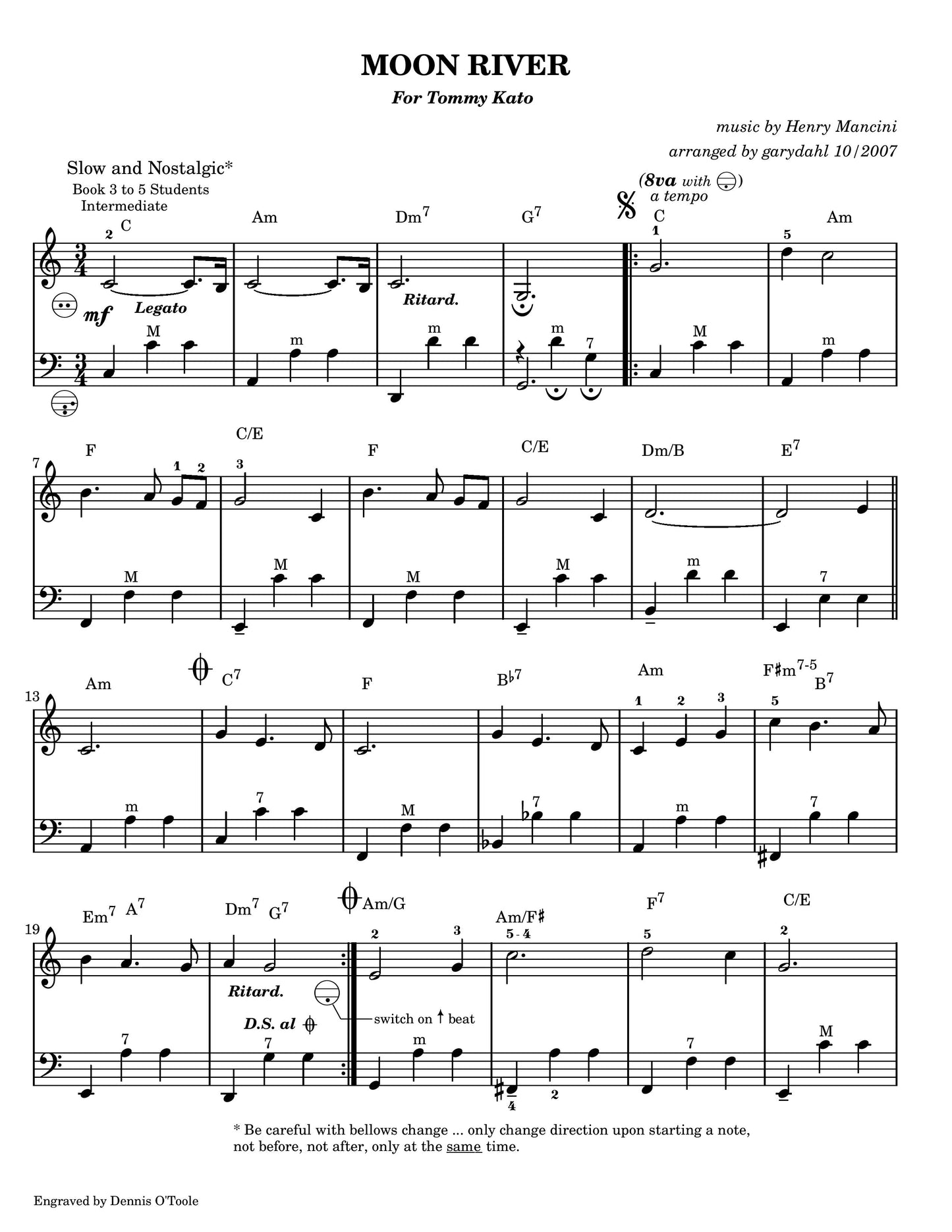 Moon River (Intermediate)