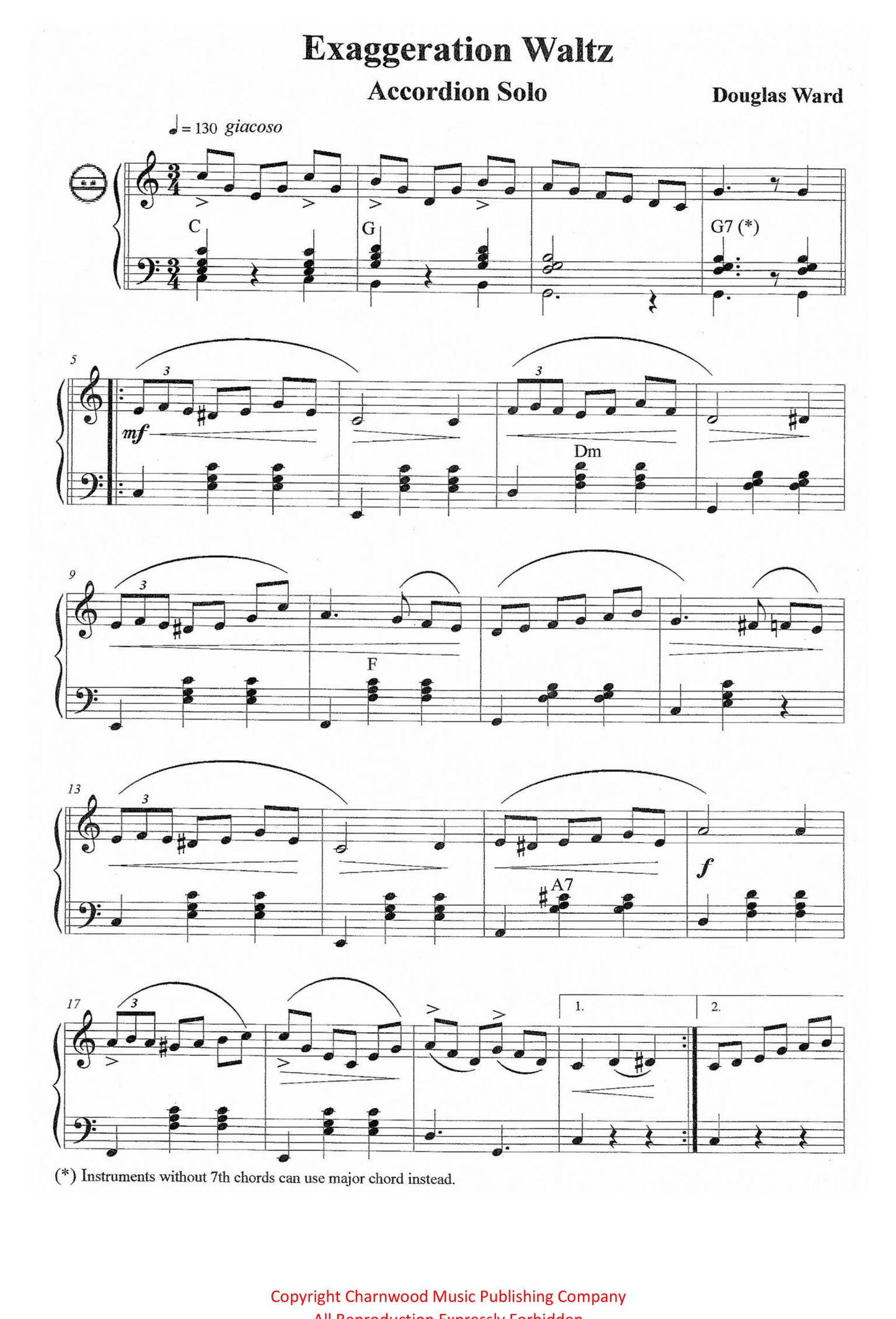 Exaggeration Waltz (Solo)
