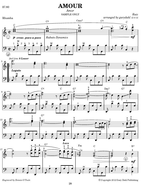 Latin Spectacular eBook accordion download arrangements by Gary Dahl