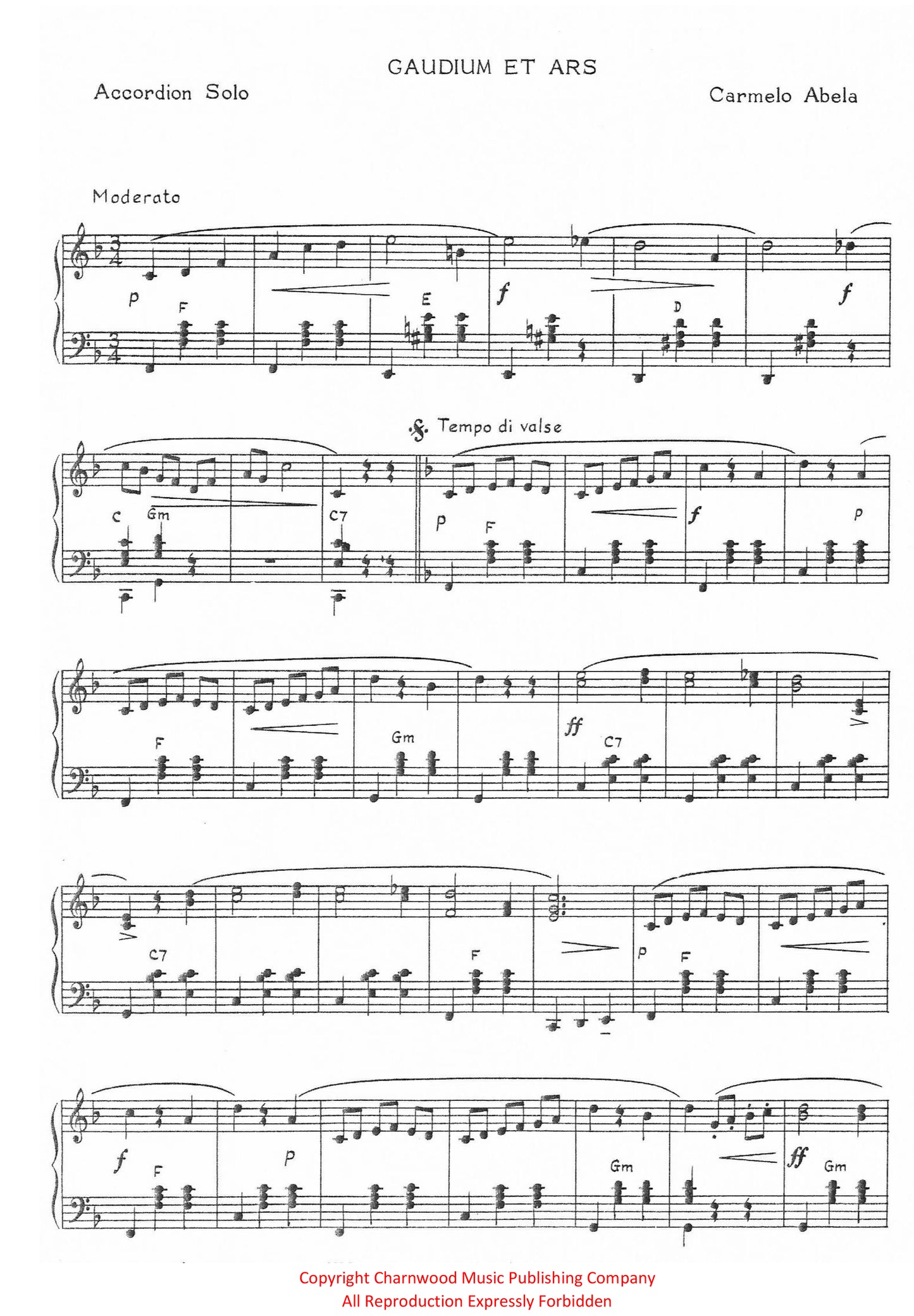 Gaudium et Ars (Solo)