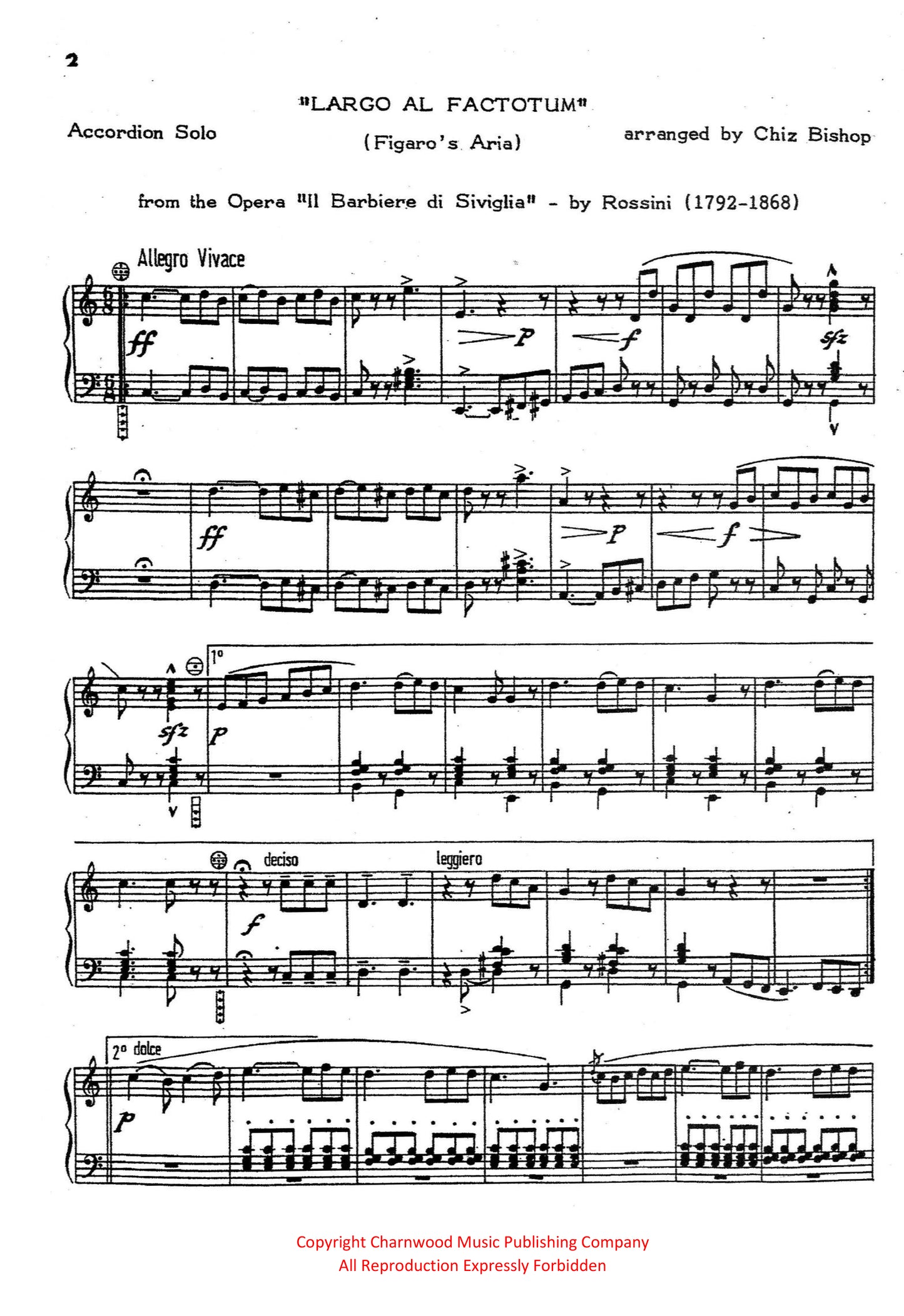 Largo al Factotum (Solo)