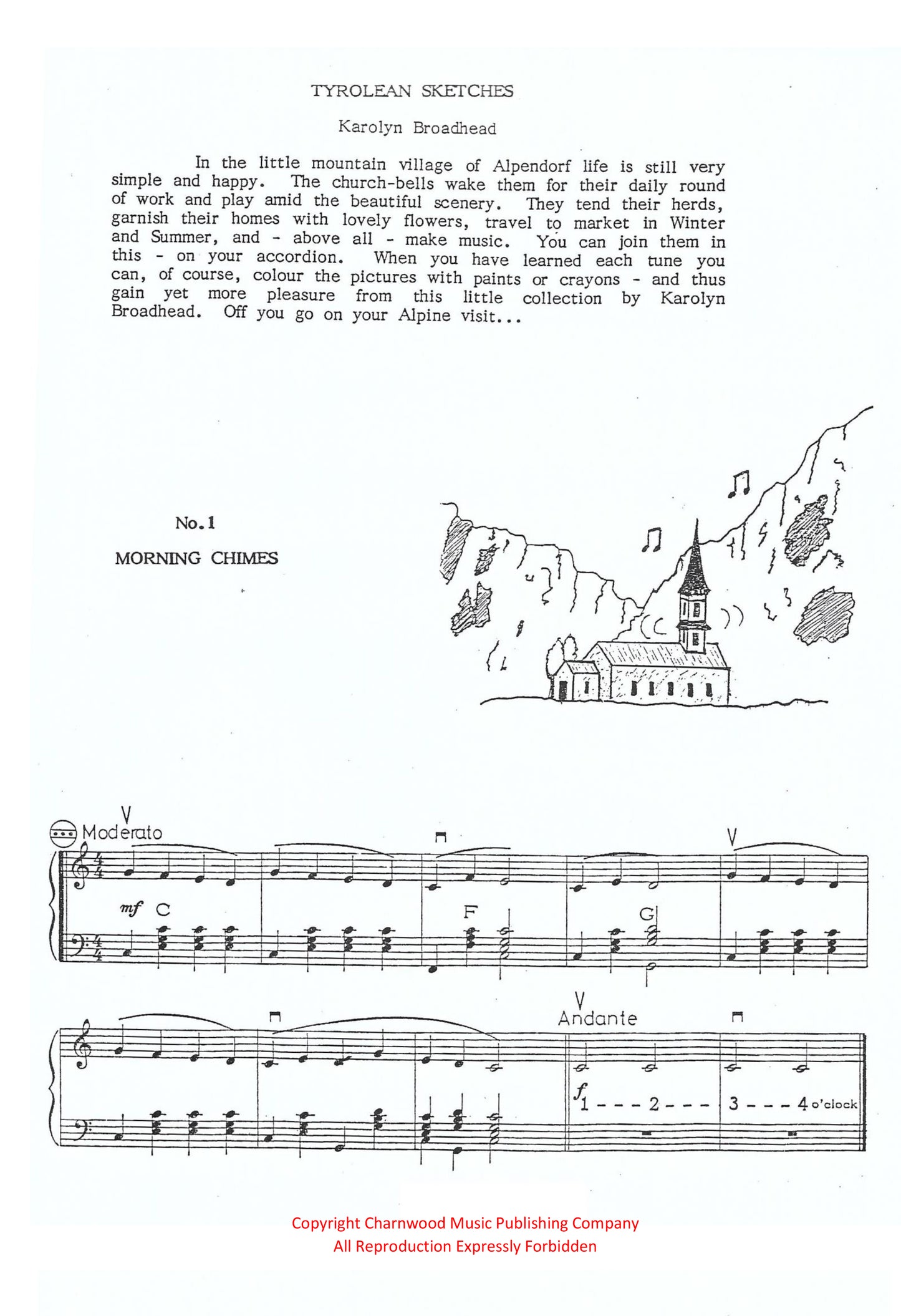 Tyrolean Sketches (Solo)