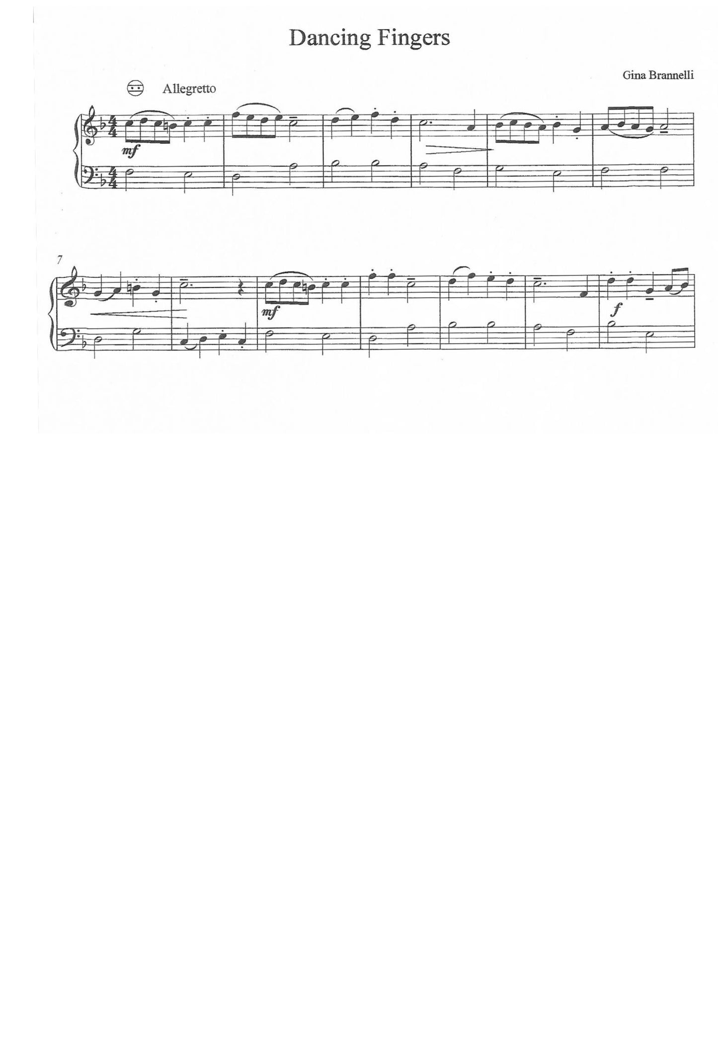 Dancing Fingers (Solo)