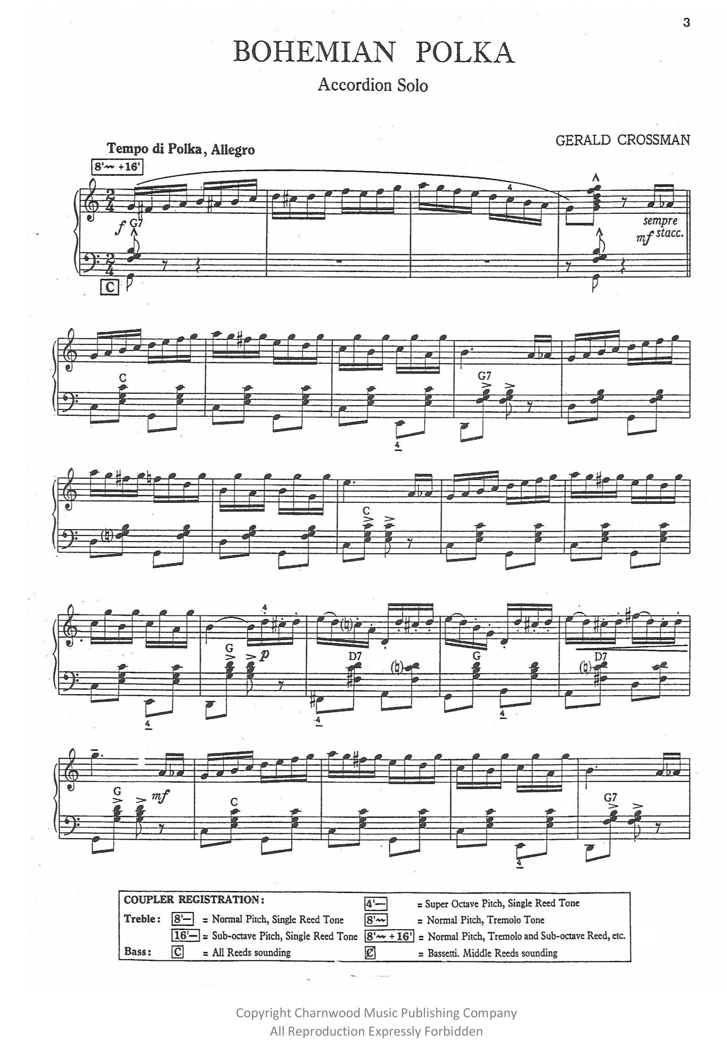Bohemian Polka (Solo)