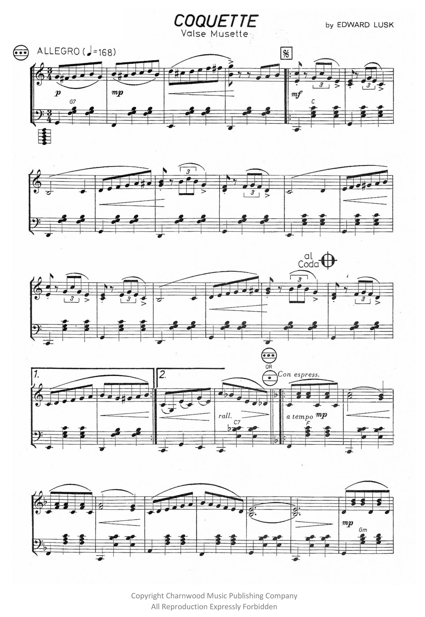 Coquette & You and I (Solo)