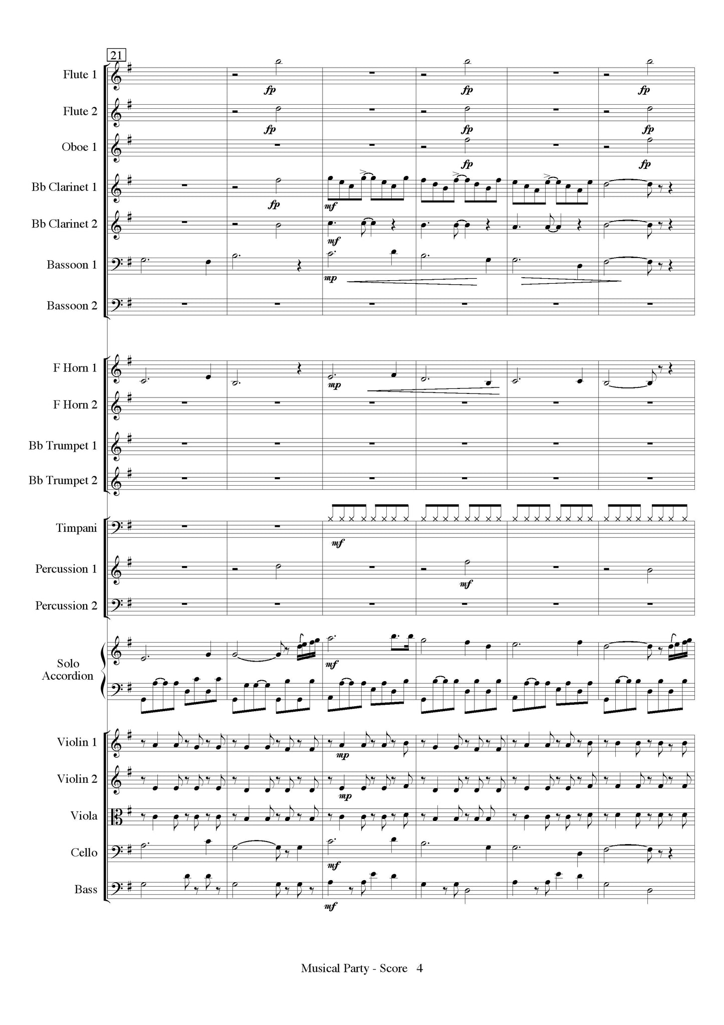 Musical Party for Solo Accordion and Symphony Orchestra