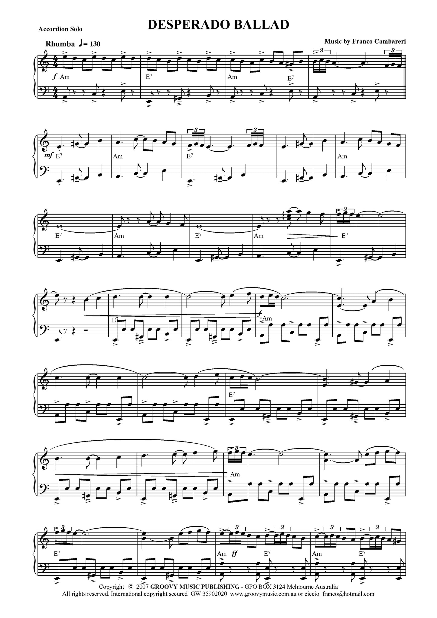 Desperado Ballad