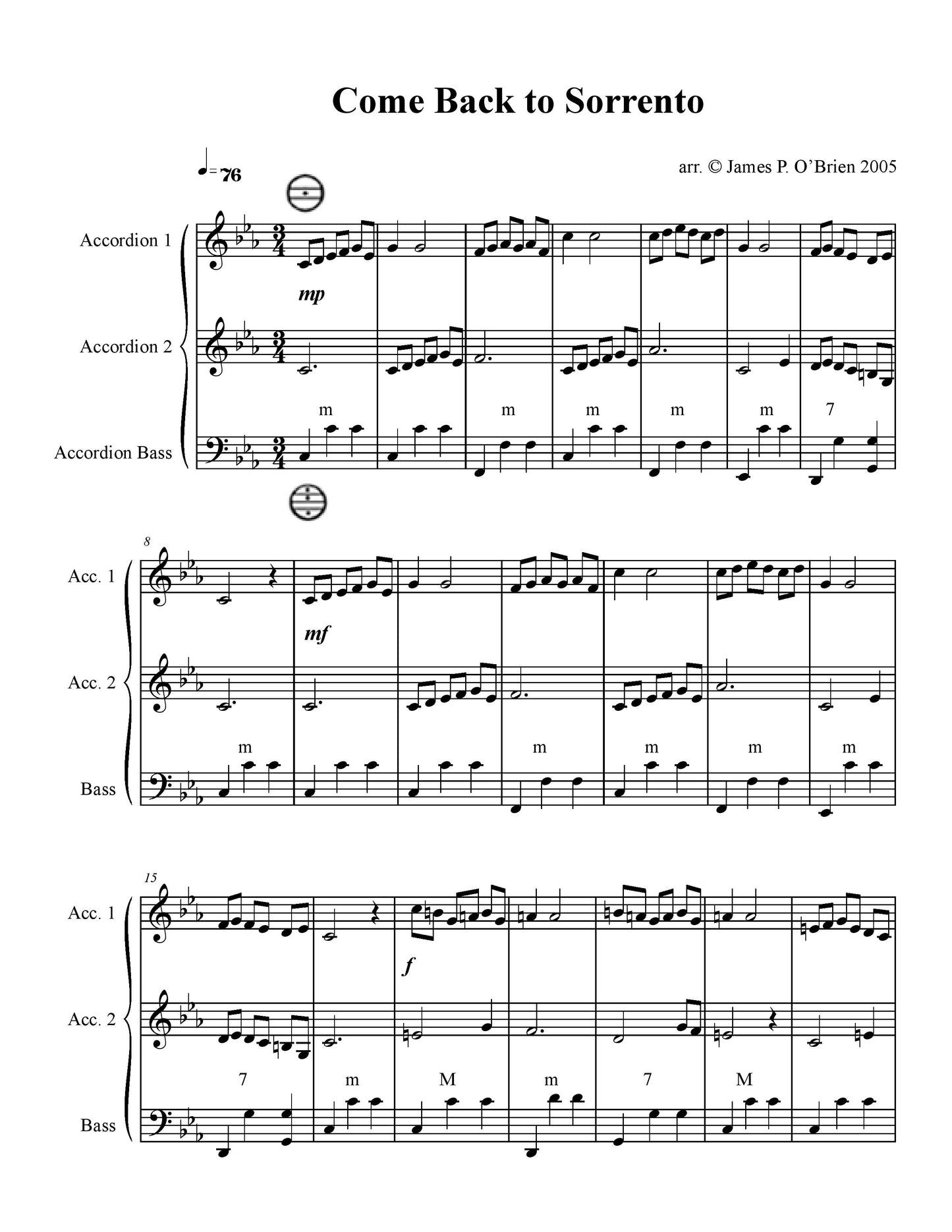 Come Back To Sorrento (Duet)