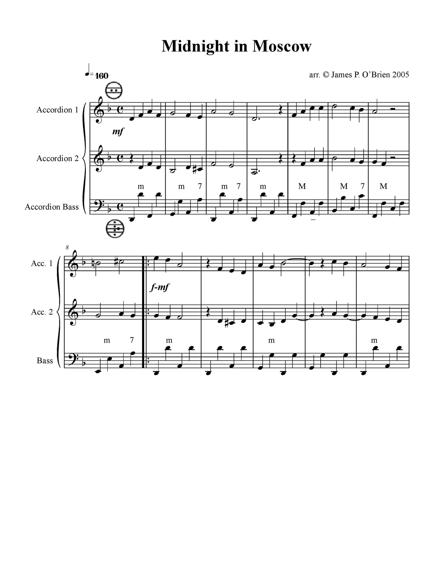 Midnight in Moscow Duet