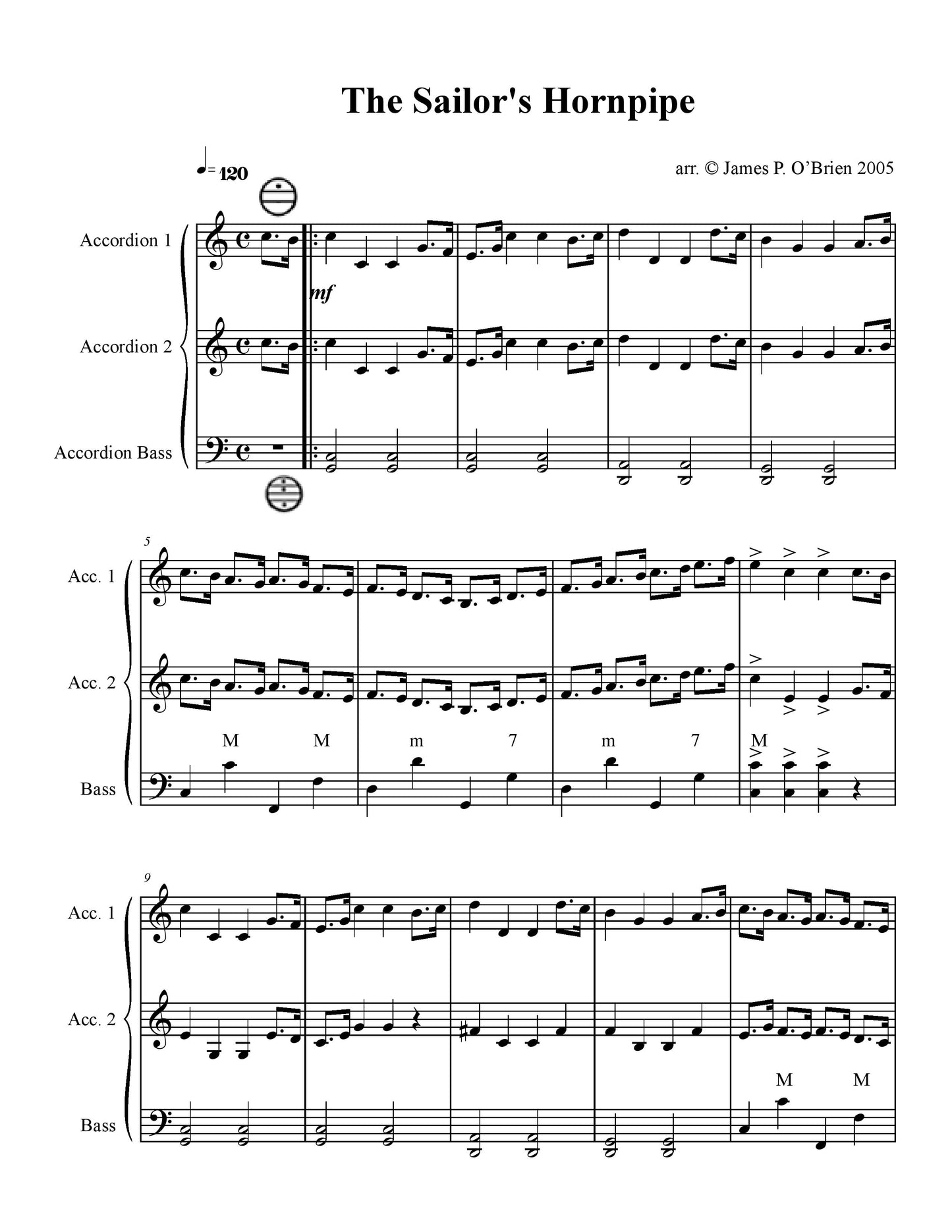 The Sailor's Hornpipe Solo