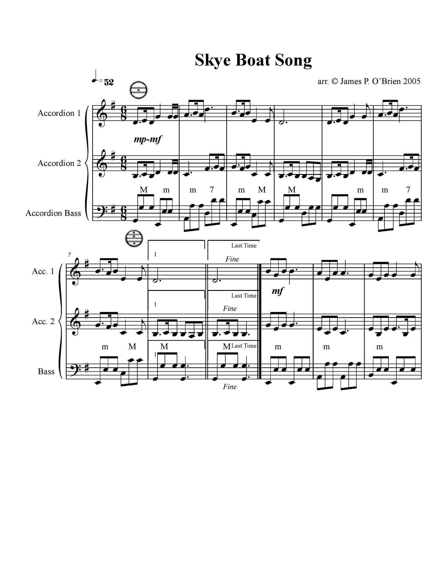 Skye Boat Song Duet