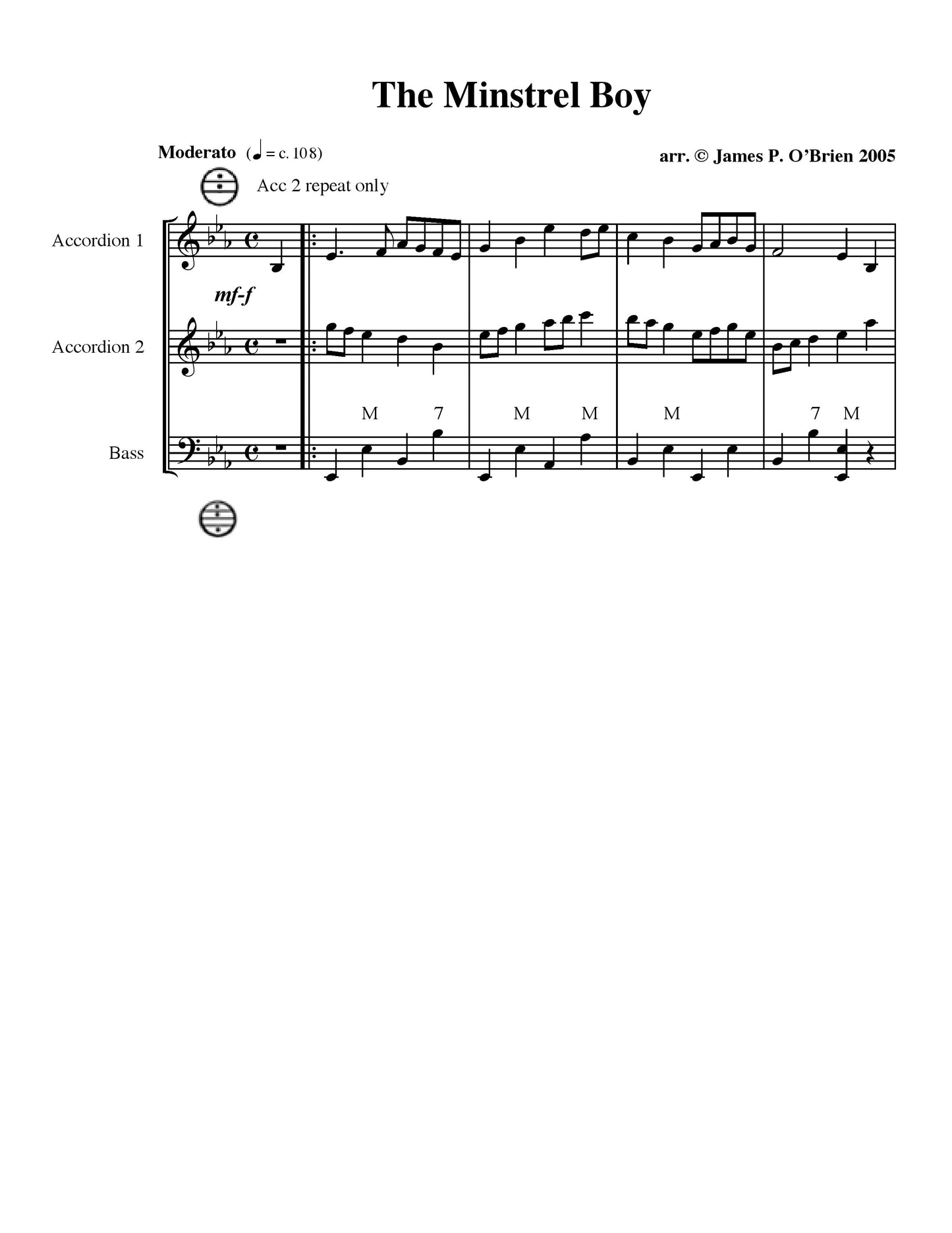 The Minstrel Boy Solo