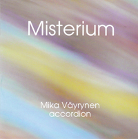 Misterium CD cover by Mika Vyrynen, catalog faicd23, recording from Finnish Accordeon Institute, Finland.