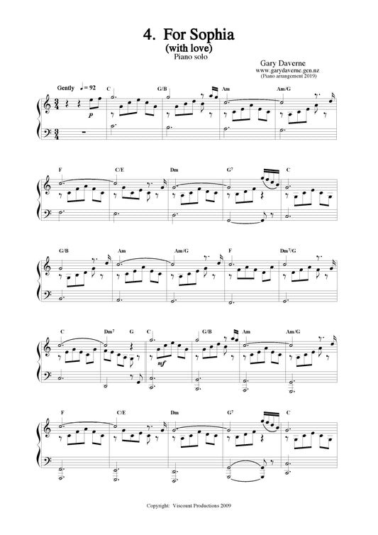 For Sophia (piano solo)