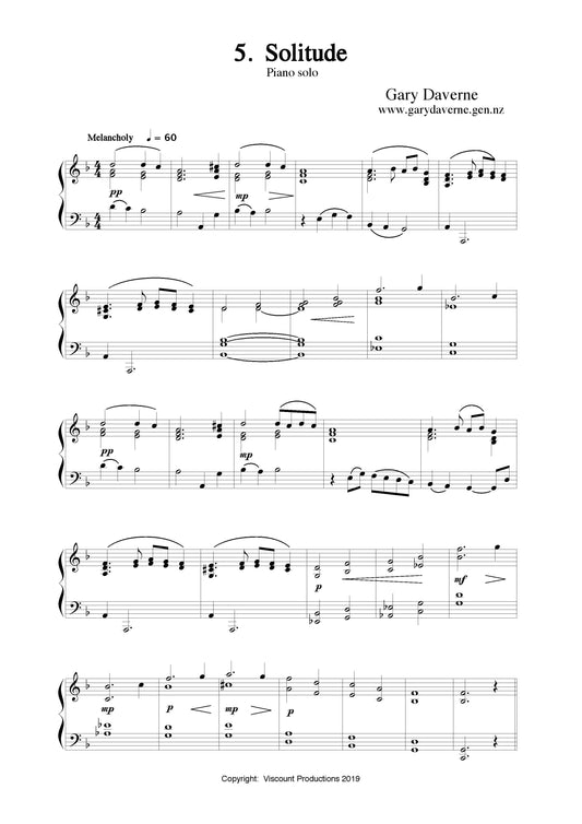 Solitude (piano solo)