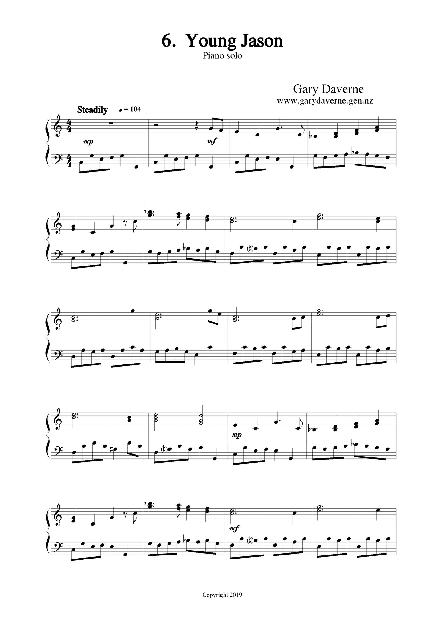 Young Jason (piano solo)
