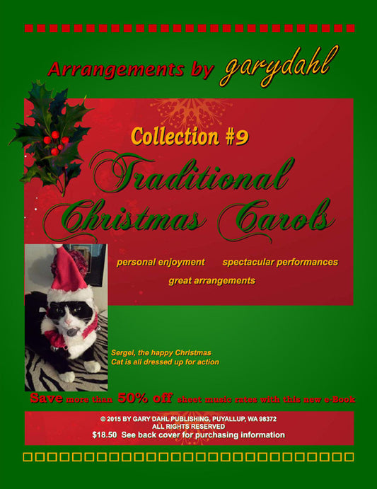 Traditional Christmas Carols eBook accordion arrangements by Gary Dahl