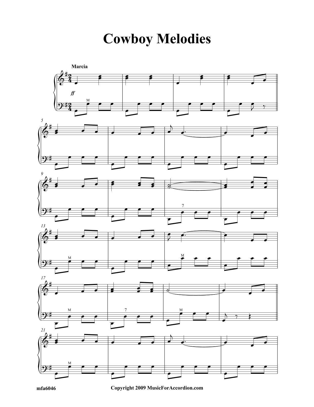 Cowboy Melodies (Solo)