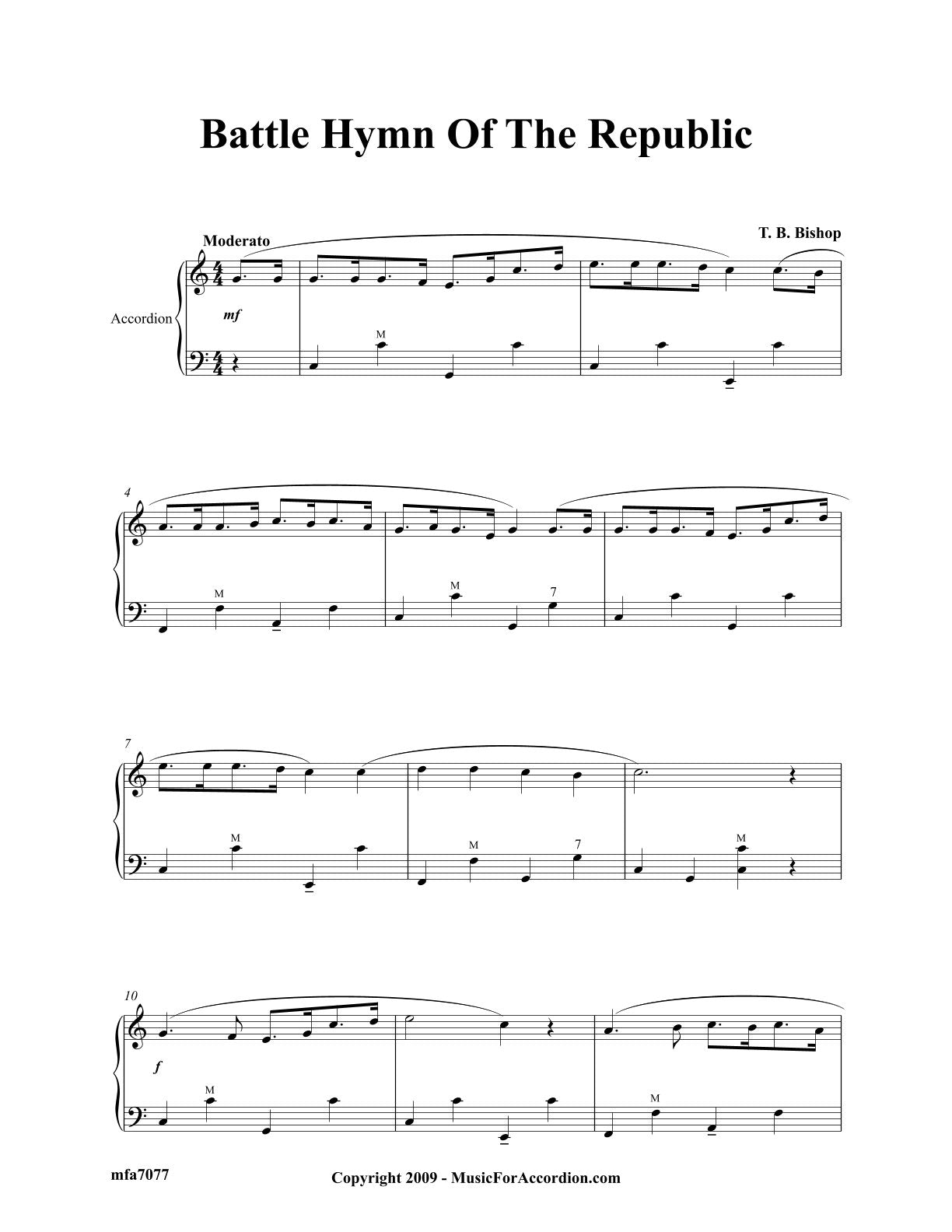 Battle Hymn Of The Republic (Solo)