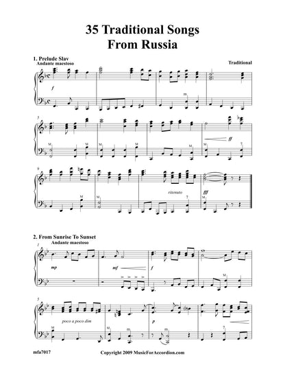 35 Traditional Songs From Russia (Solo)
