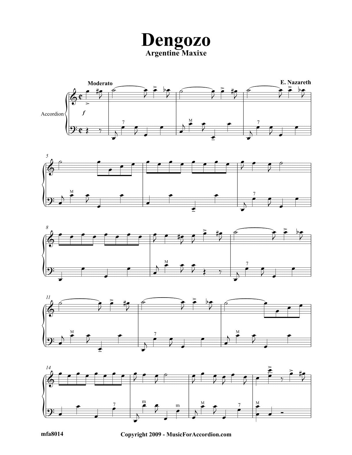 Dengozo (E Nazareth) (Solo)