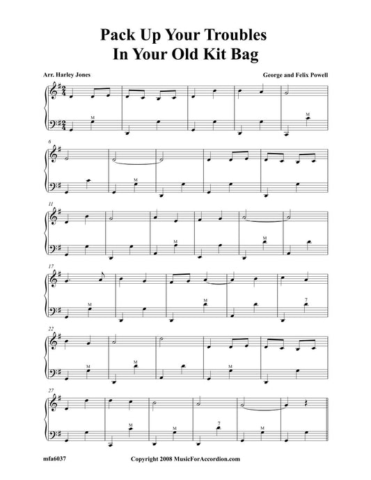 Pack Up Your Troubles In Your Old Kit Bag (Solo)