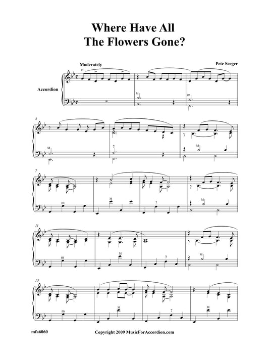 Where Have All The Flowers Gone? (Solo)