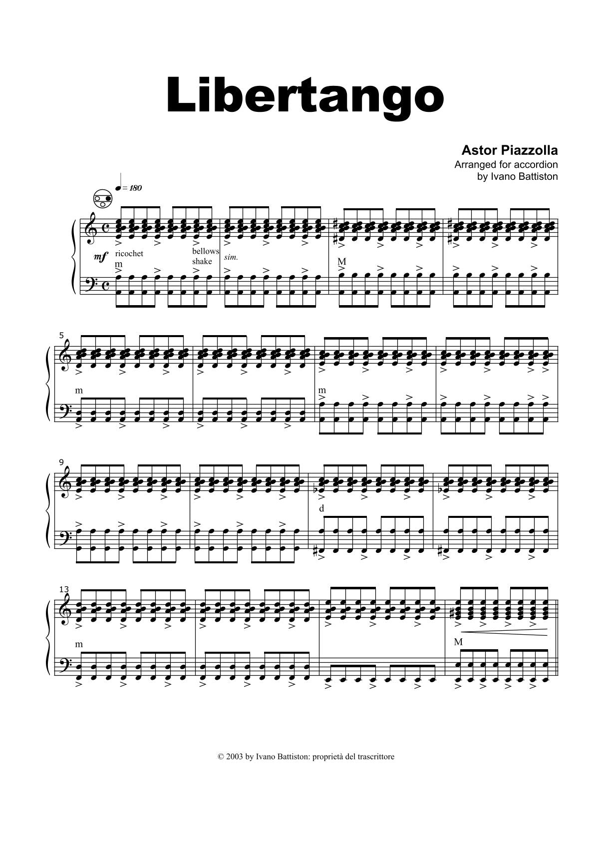 Libertango (Solo)