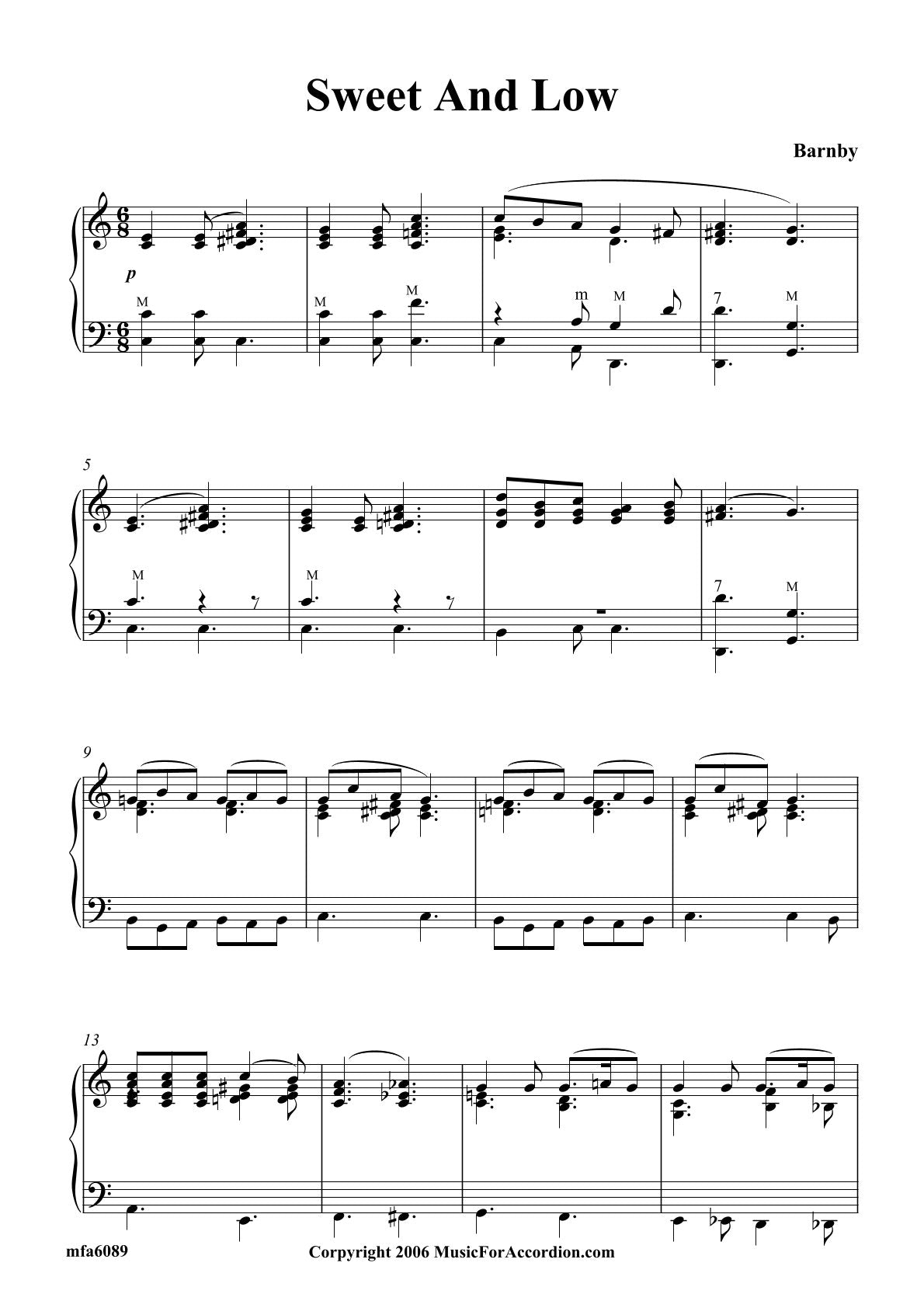 Sweet And Low (Solo)