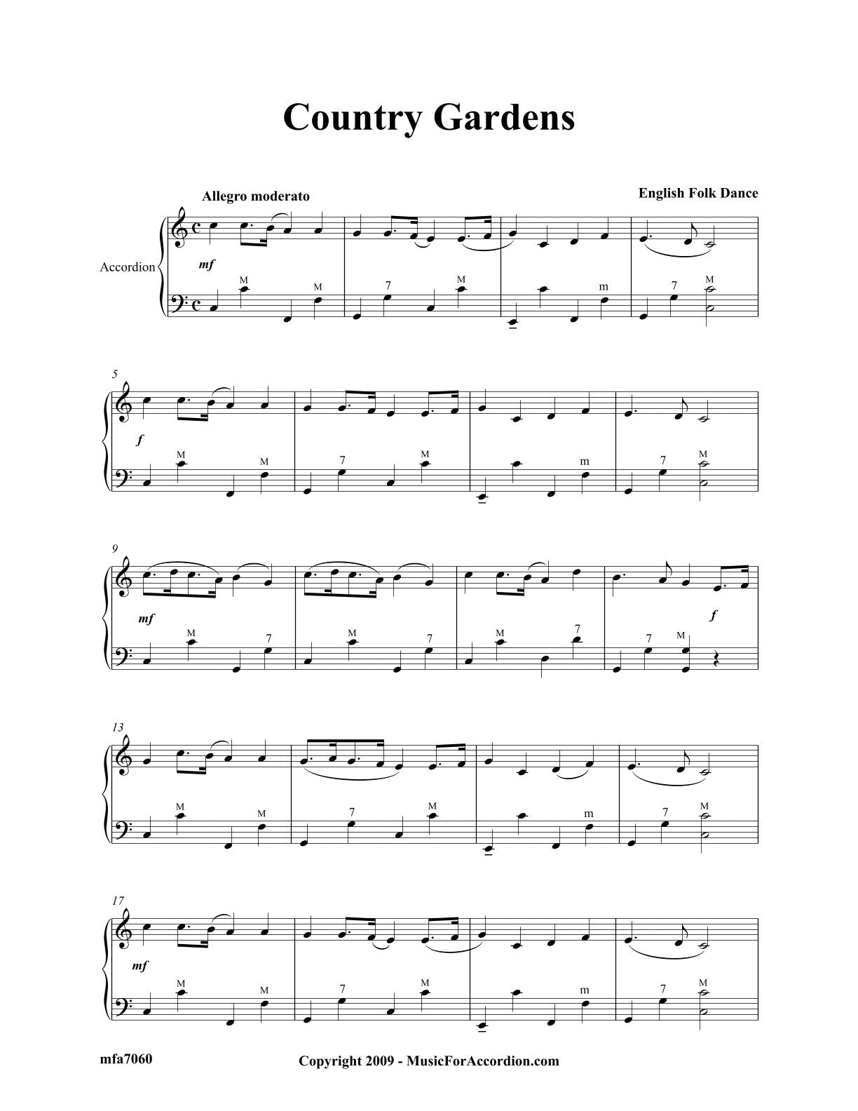 Country Gardens (Solo)