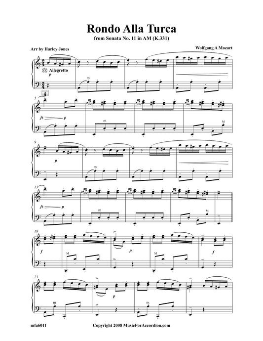 Rondo Alla Turca – Turkish March (Solo)
