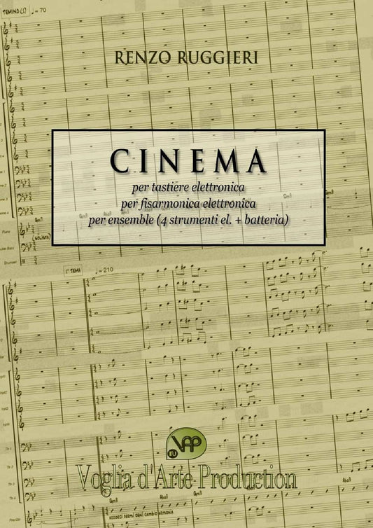 Cinema (for 4 parts and drums, electronic accordion )