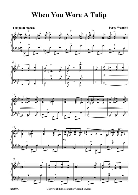 When You Wore A Tulip (Solo)