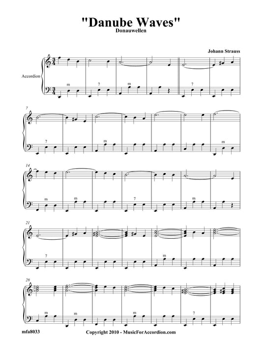 Danube Waves (Donauwellen) (Solo)