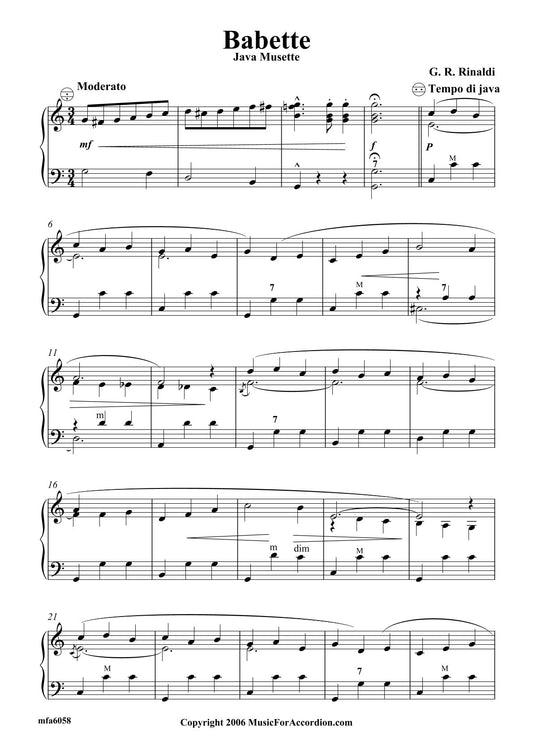 Babette (Solo)